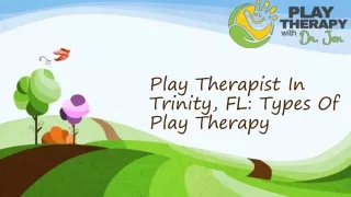 Play Therapist For Child In Trinity, Florida | PlayTherapyWithDrJen