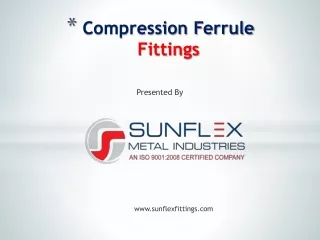 compression ferrule fittings