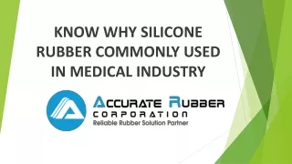 Silicone Rubber Tubing for Medical Industry