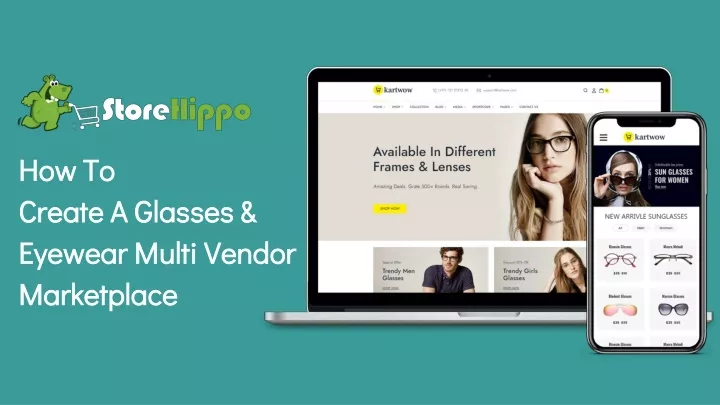 how to create a glasses eyewear multi vendor