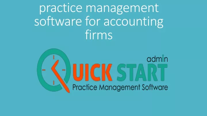 practice management software for accounting firms