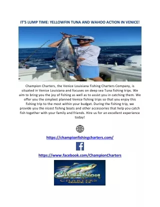 it s lump time yellowfin tuna and wahoo action