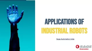 Applications of industrial robots