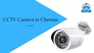 CCTV Camera in Chennai | SayCure