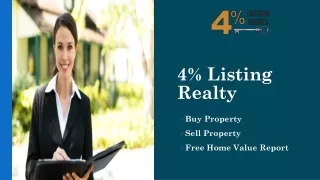 Get the Best Palm City Real Estate Services - 4% Listing Realty