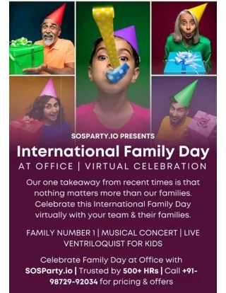 Virtual International Family Day Celebration