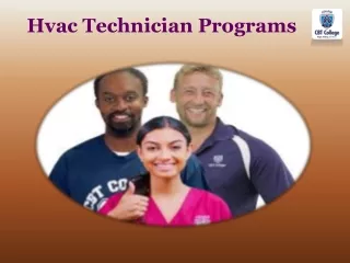 Hvac Technician Programs