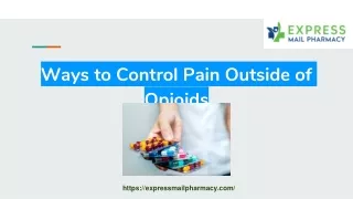 Ways to Control Pain Outside of Opioids