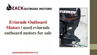 Evinrude Outboard Motors | used evinrude outboard motors for sale
