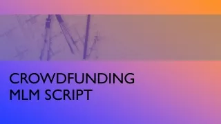 crowdfunding mlm script