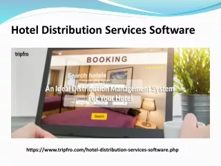 Hotel Distribution Services Software