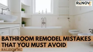 Bathroom Remodel Mistakes That You Must Avoid
