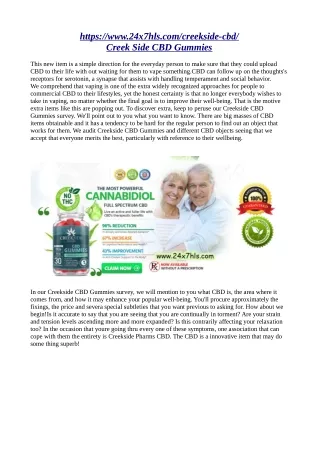 https://www.24x7hls.com/creekside-cbd/
