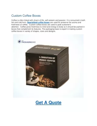 custom coffee boxes