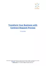 Transform Your Business with Contract Request Process - slide 1
