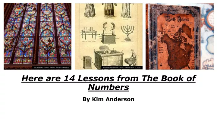 here are 14 lessons from the book of numbers
