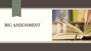 big assignment