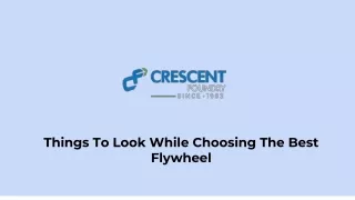 things to look while choosing the best flywheel