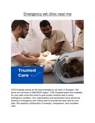 emergency vet clinic near me emergency vet clinic