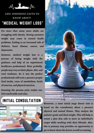 Awe-inspiring Facts To Know About Medical Weight Loss
