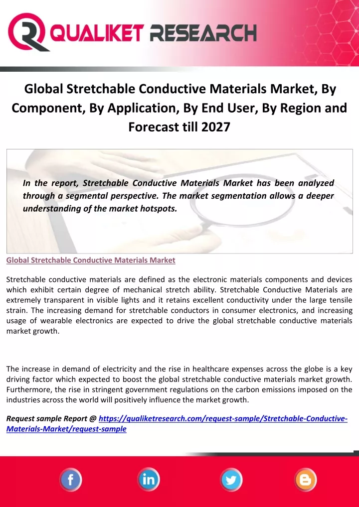 global stretchable conductive materials market