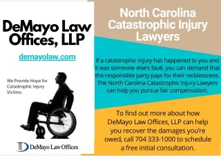 North Carolina Catastrophic Injury Lawyers