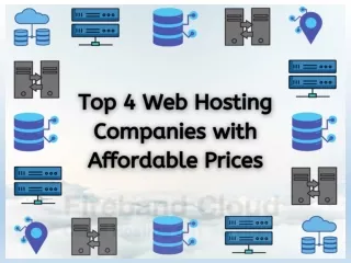 Top 4 Web Hosting Companies with Affordable Prices