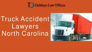 Truck Accident Lawyers North Carolina