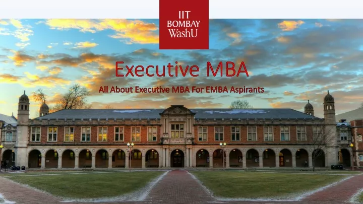 executive mba