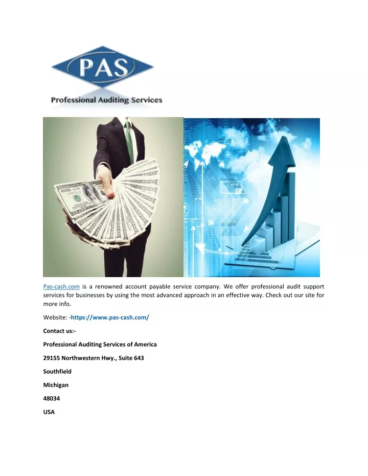 pas cash com is a renowned account payable