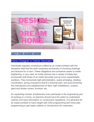 Becoming an Interior Designer