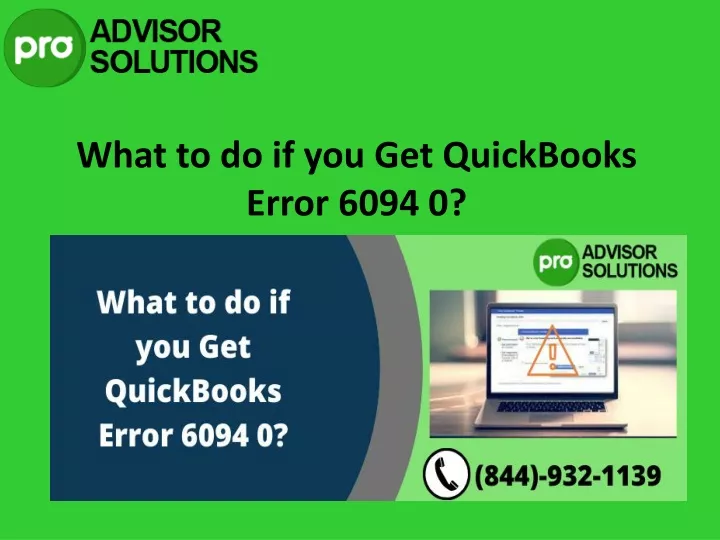 what to do if you get quickbooks error 6094 0