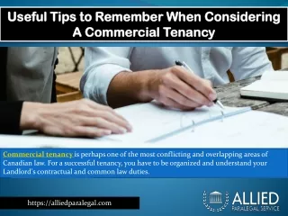 useful tips to remember when considering