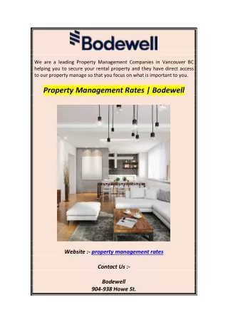 we are a leading property management companies