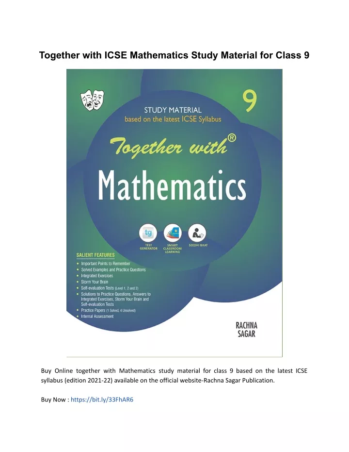 together with icse mathematics study material