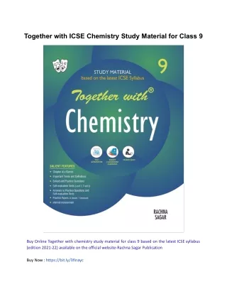 together with icse chemistry study material