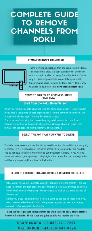 complete guide to remove channels from roku