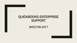 quickbooks enterprise support