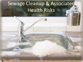 Sewage backup and associated health risks converted
