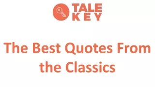 The Best Quotes From the Classics
