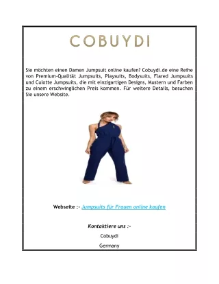 Damen Jumpsuits, Playsuits, Bodysuits online kaufen  Cobuydi.de