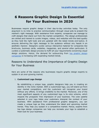 top graphic design companies