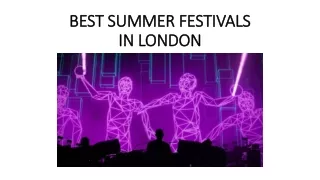 best summer festivals in london