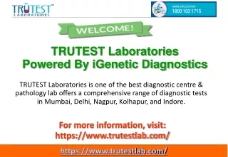 TRUTEST Laboratories-Best Pathology Lab in Mumbai