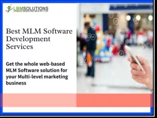 Best MLM Software Development Service in India