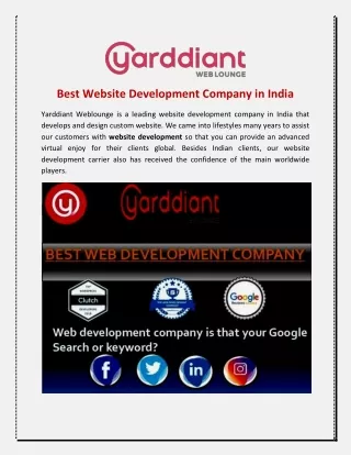 Website Development Company in India | Call us @ 91-7907143319