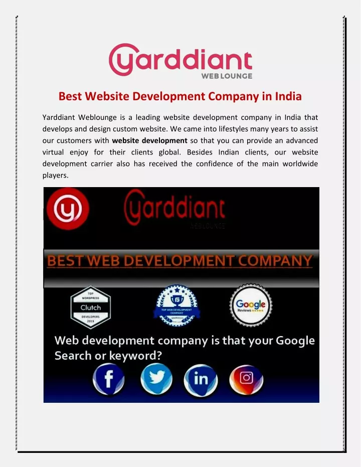 best website development company in india