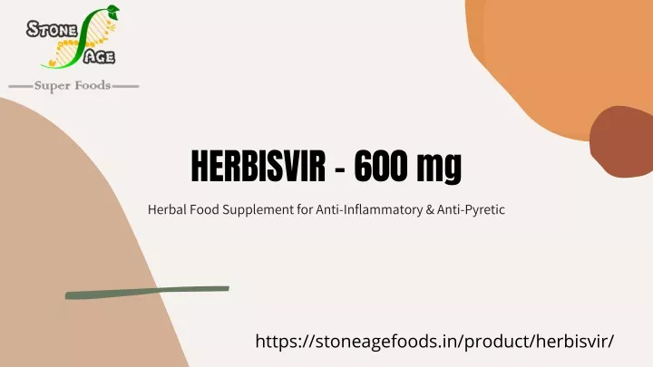 herbisvir 600 mg herbal food supplement for anti