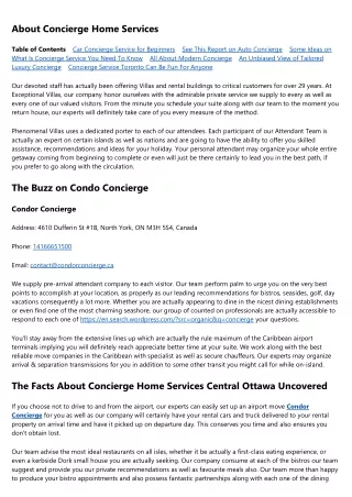 An Unbiased View of Concierge Security