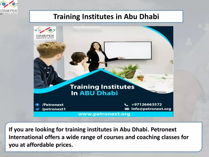 training institutes in abu dhabi